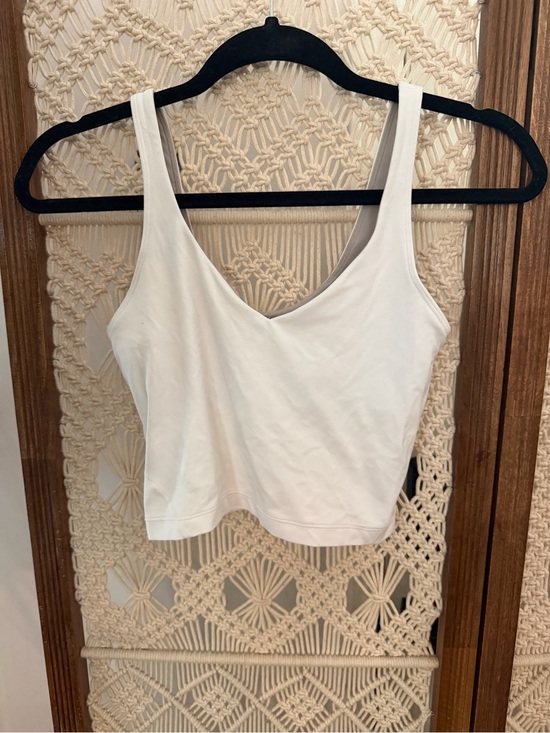 lululemon athletica Tops - lululemon athletica White Align Crop Tank